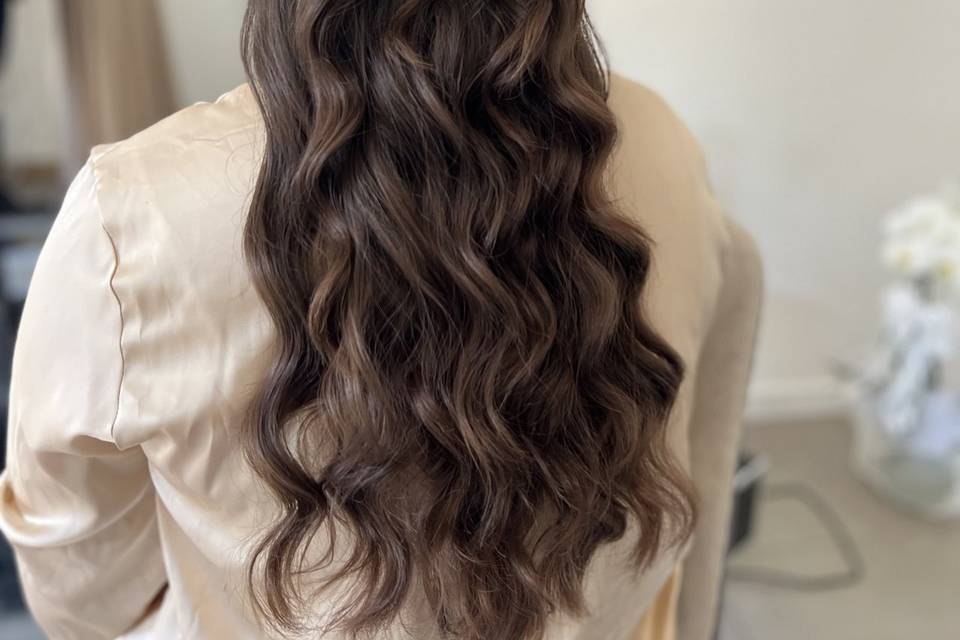 semiraccolto sposa