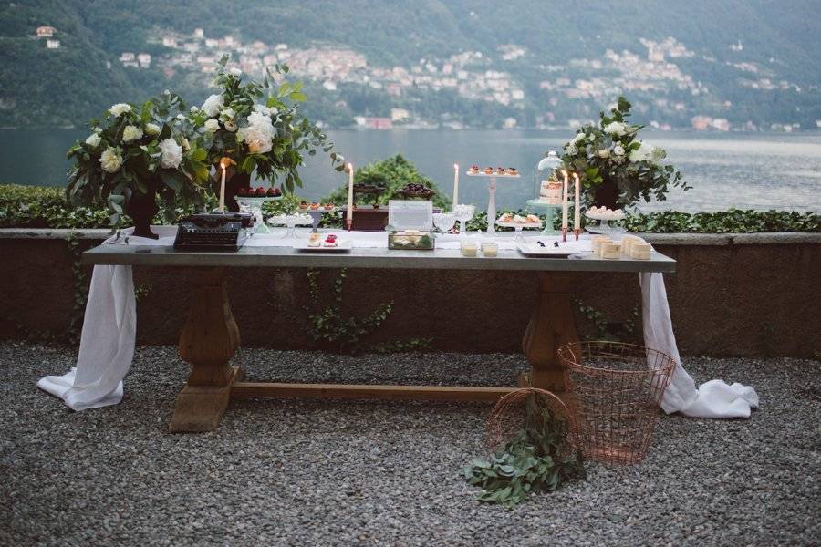 Sweet table in Vila Teodolinda