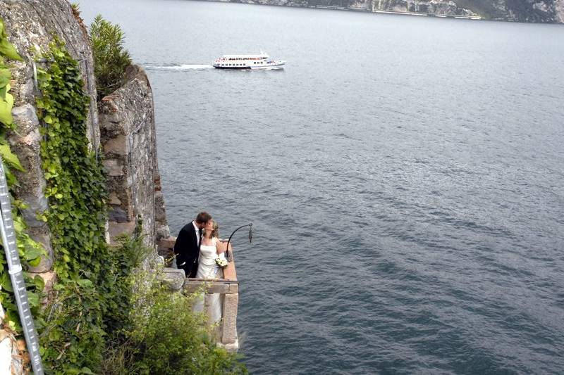 Nel castello di  Malcesine