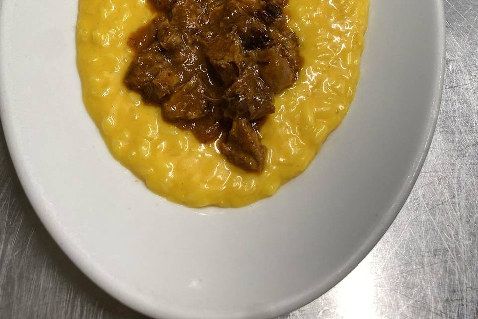 Giallo con ragù di ossobuco