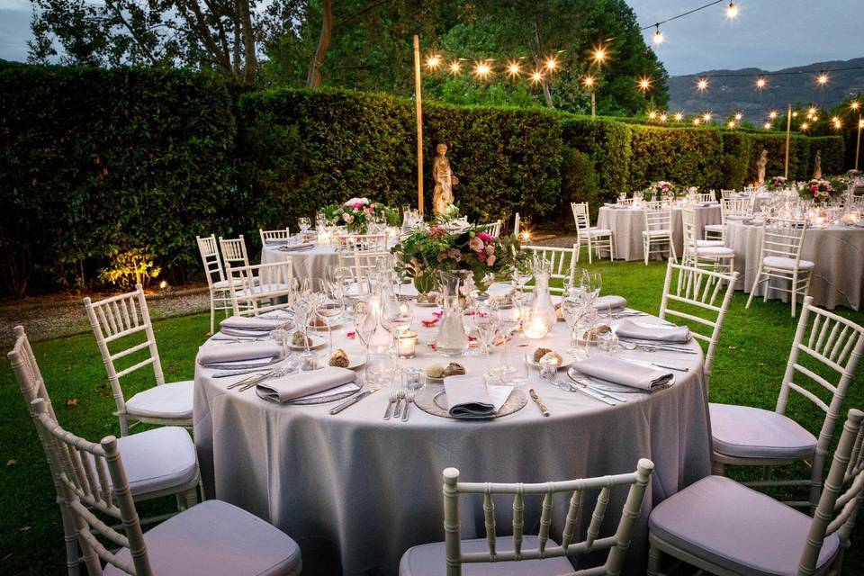 Allestimento giardino italiano