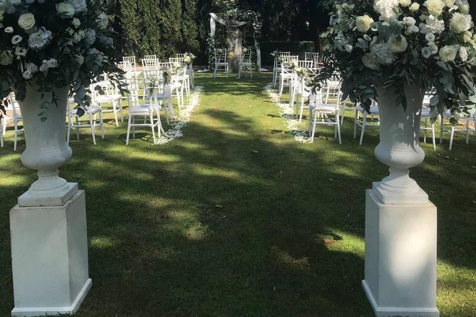 Allestimento cerimonia