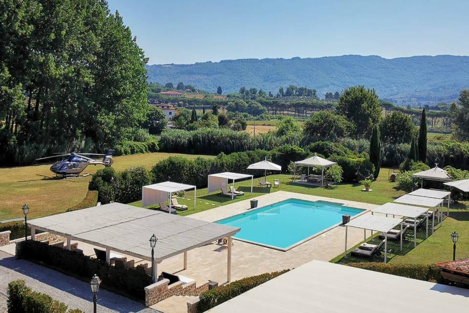 Piscina e pista elicottero