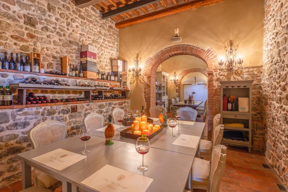 Cantine per degustazioni/cene