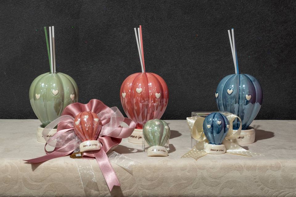 Diffusori e calamite mongolfie