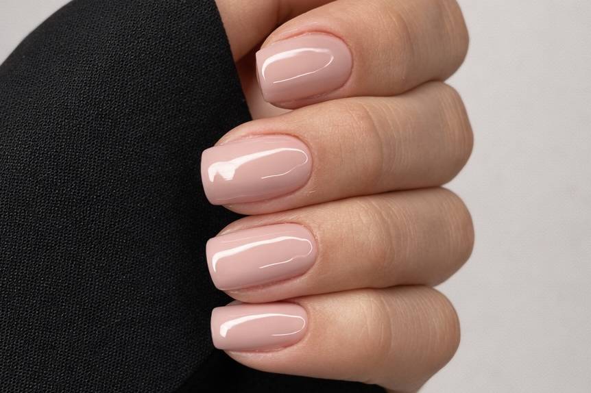 Manicure classic nude