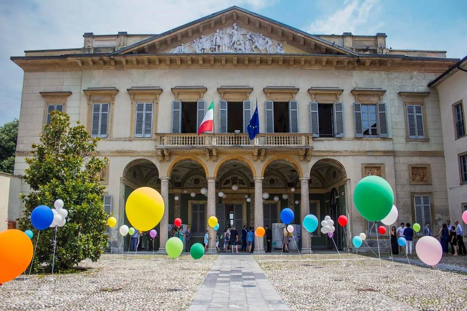 Allestimento con palloncini