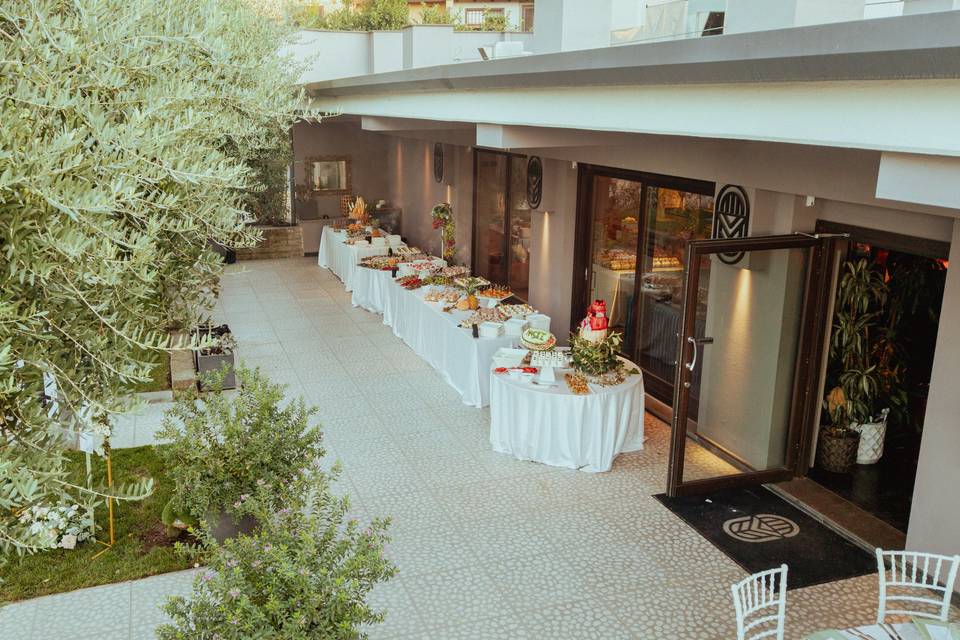Il buffet degli antipasti