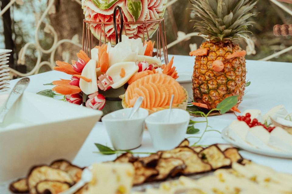 Decorazioni di frutta