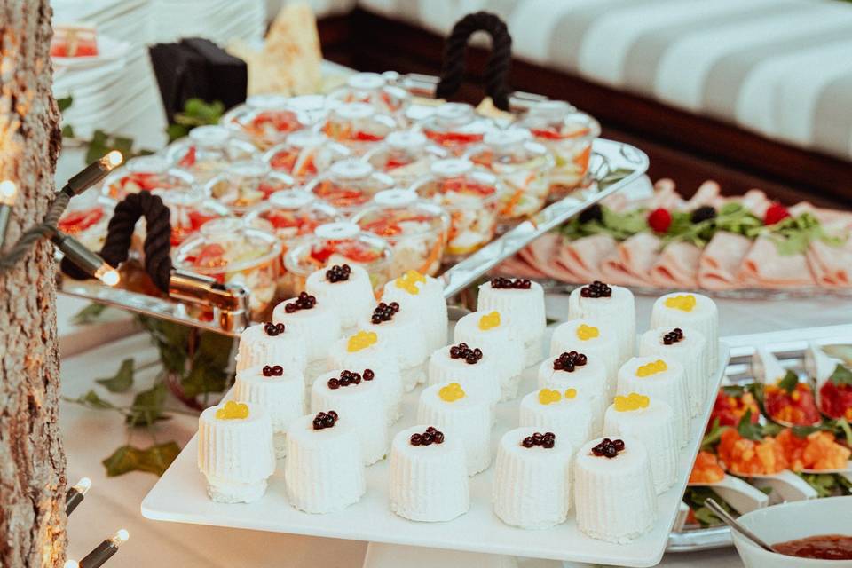 Il buffet degli antipasti