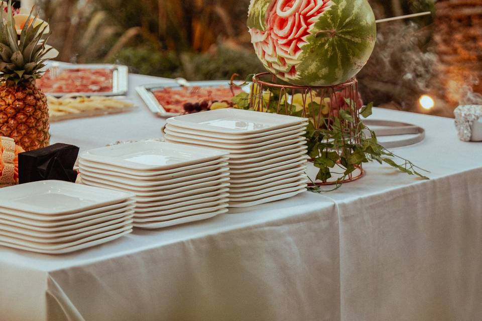 Decorazioni di frutta