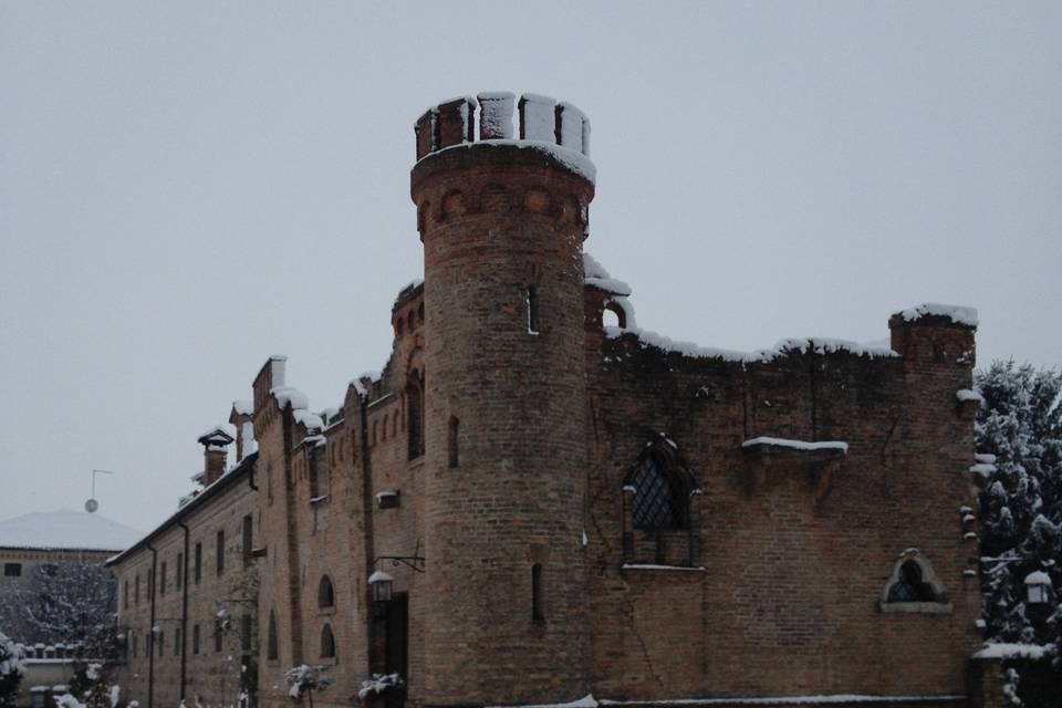 Castelletto con la neve