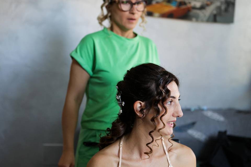 Preparazione sposa