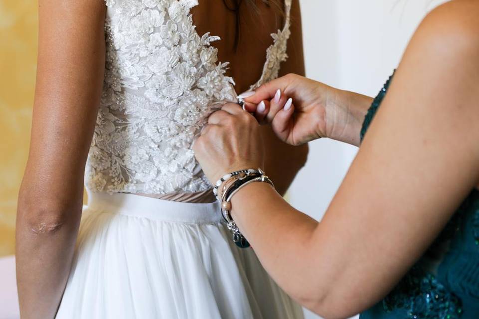 Preparazione sposa