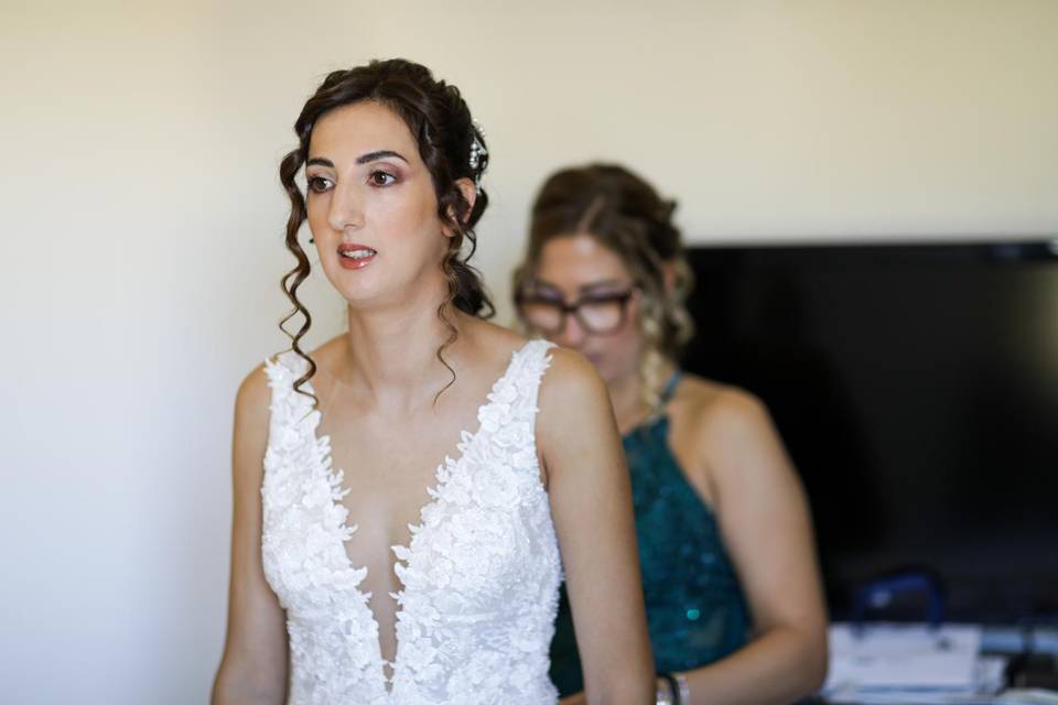 Preparazione sposa