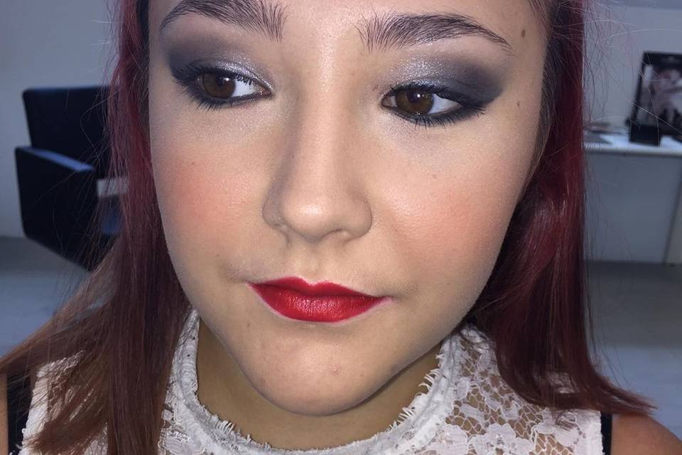 Make up bianco e nero