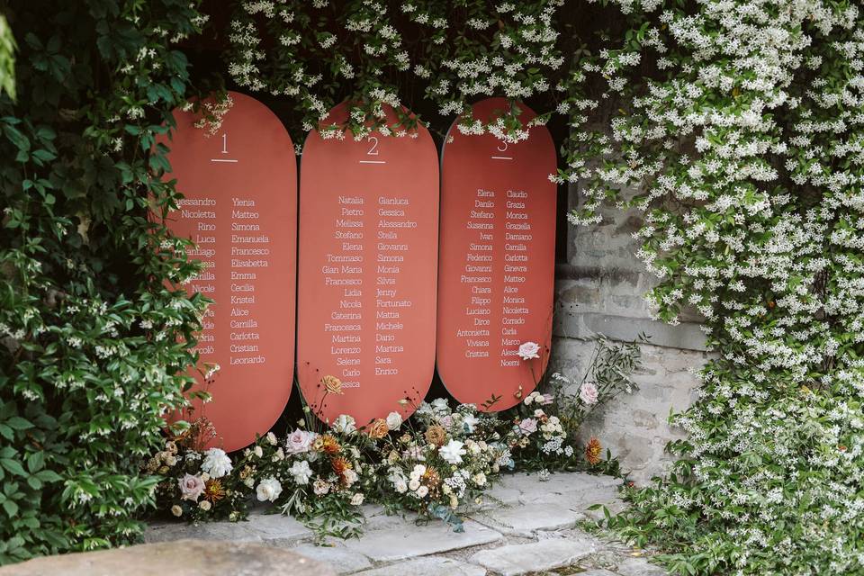 Tableau de mariage eleganti