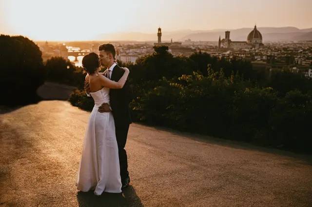 Foto al Piazzale Michelangelo