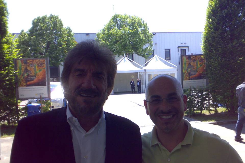 Con Gigi Proietti