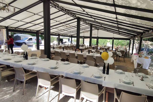 Gazebo esterno, battesimo