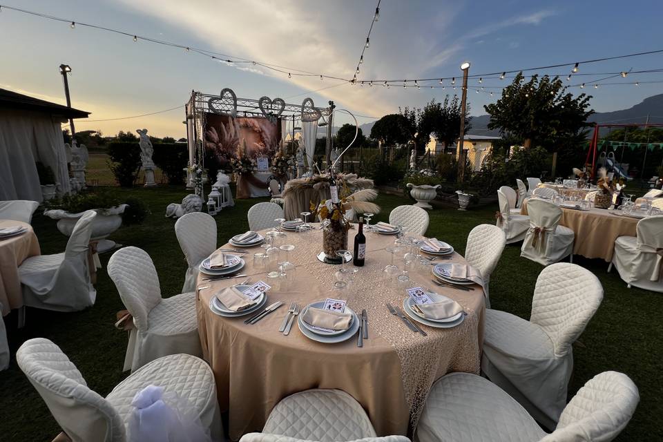 Matrimonio paglia e pampas