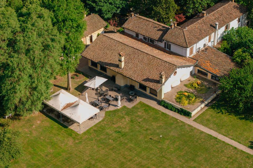 Villa dall'alto