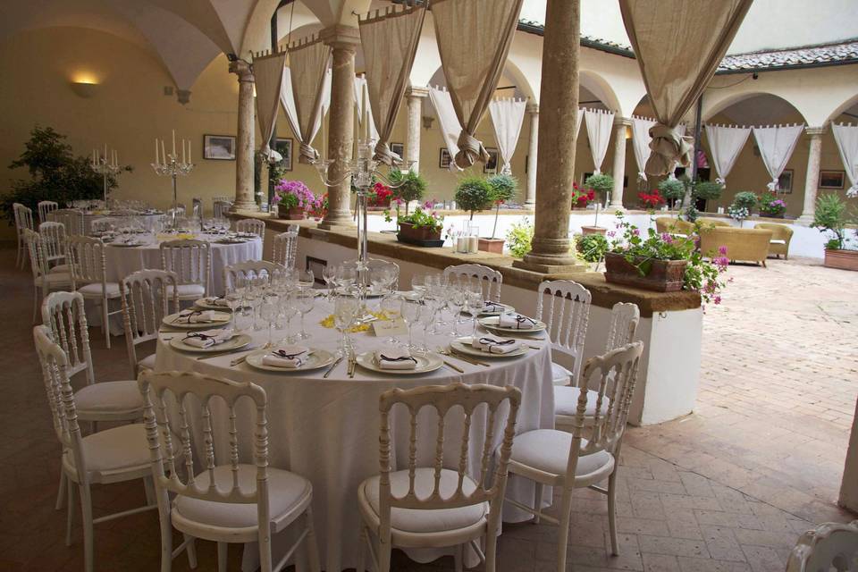 La terrazza del chiostro