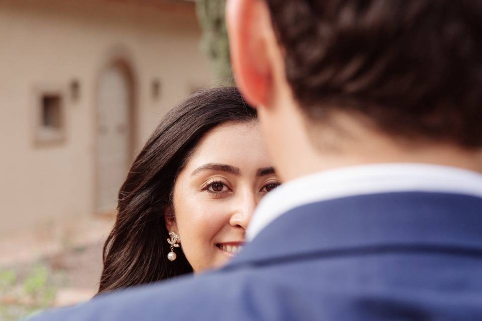 Bride in Tuscany