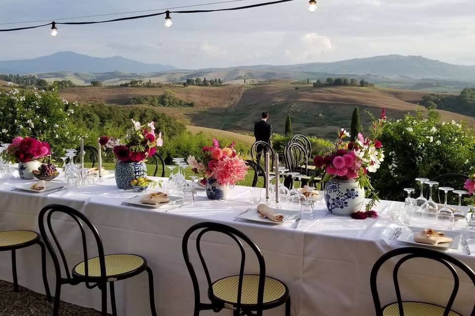 Vista su Val d'orcia