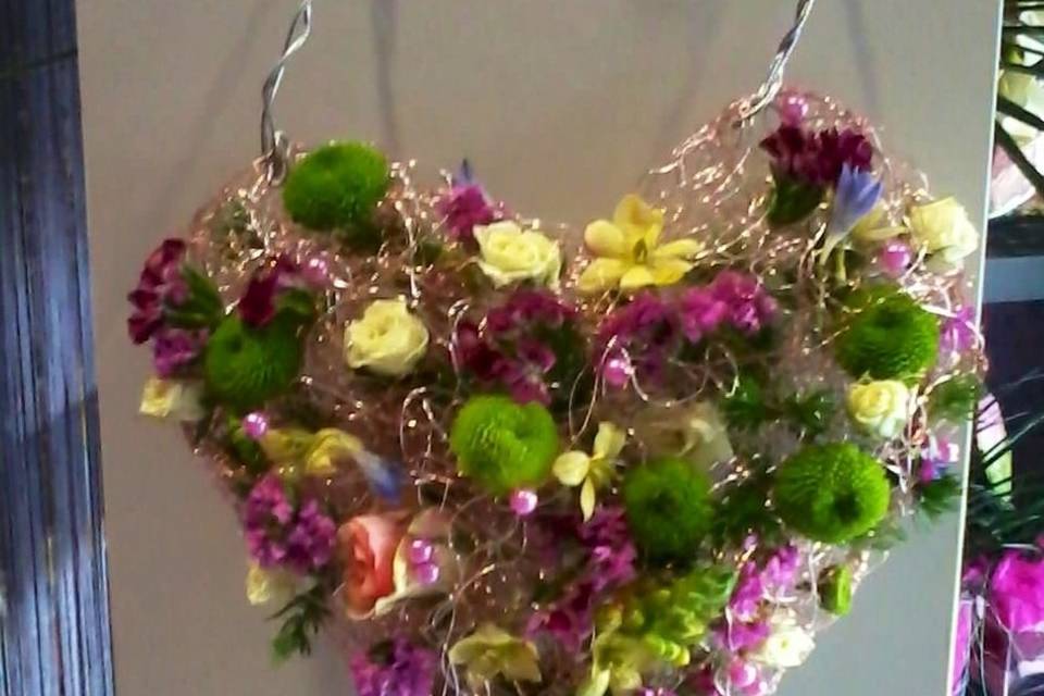 Bouquet sposa forma cuore