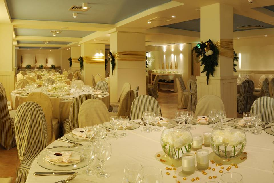 Sala blau matrimonio a natale