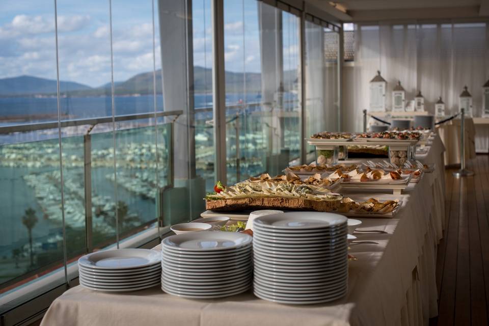 Terrazza Blau-buffet antipasti