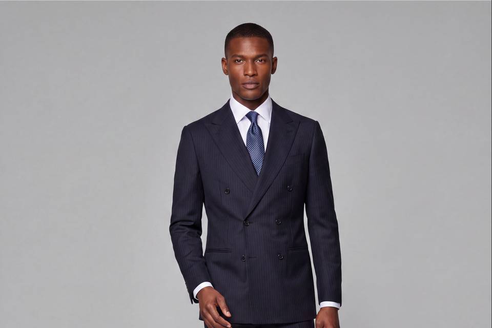 Abito 100% fresco lana 130s bl