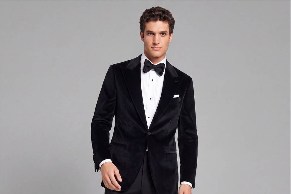 Dinner Jacket 100% velluto ner