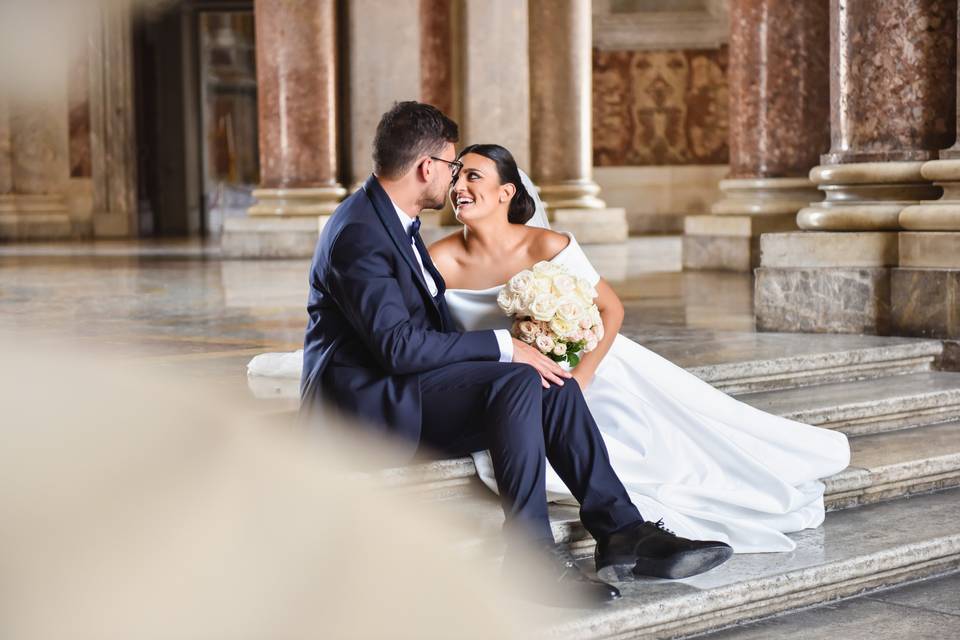 Sposi alla reggia di caserta