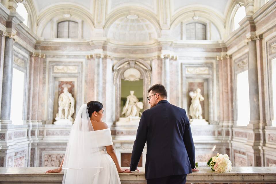 Sposi alla reggia di caserta