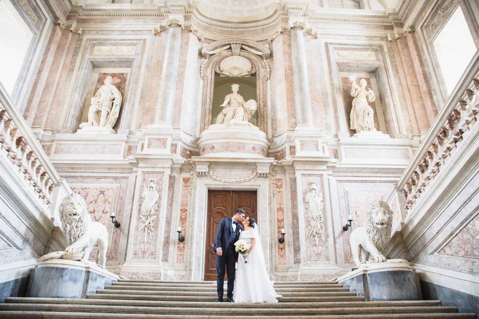 Sposi alla reggia di caserta