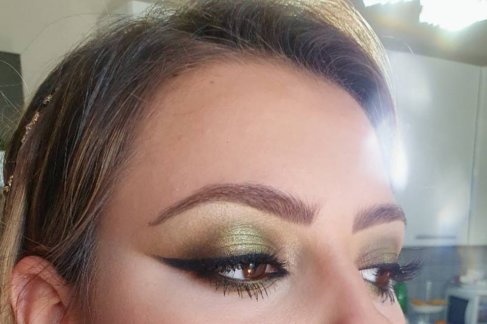 Makeup sui toni del verde