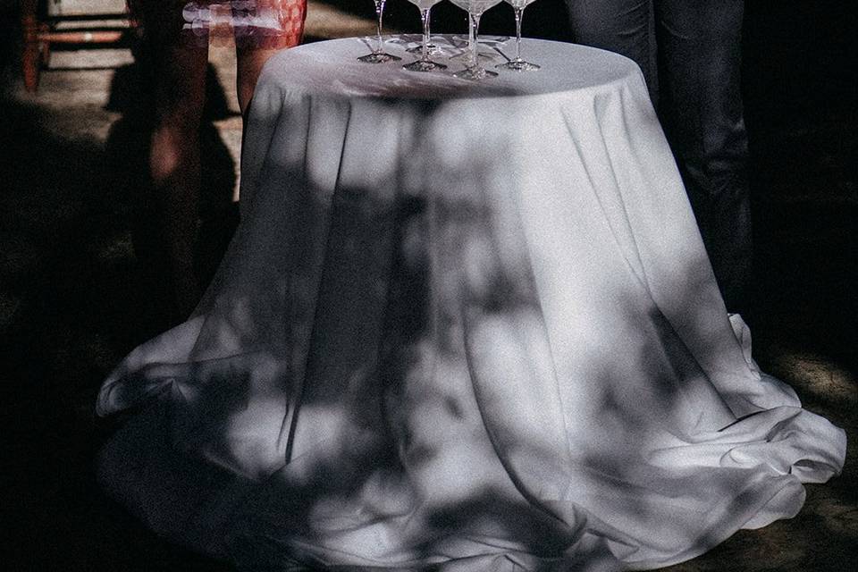 Champagne tower