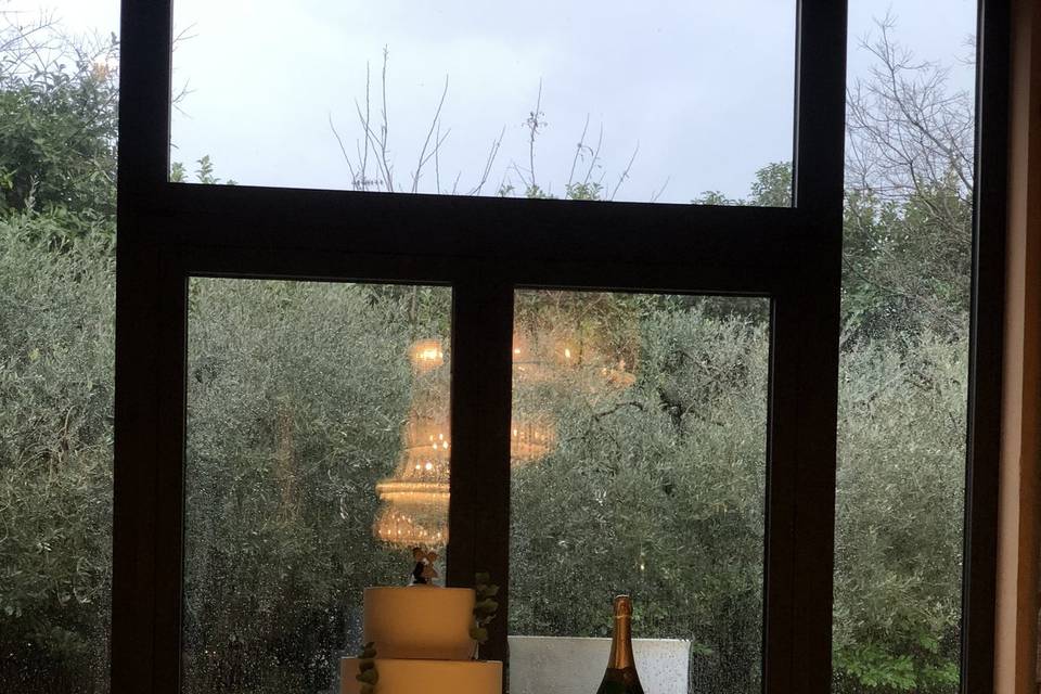 Tavolo torta nuziale