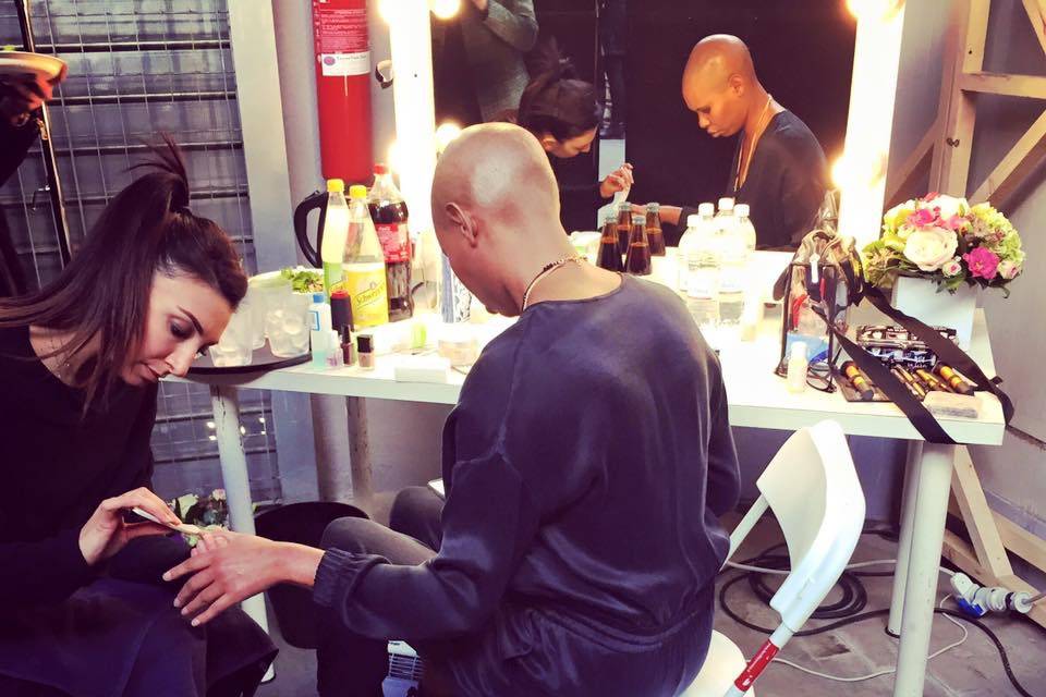 Backstage Sisley ShowwithSkin!