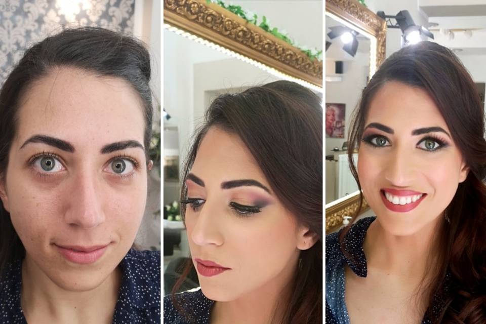 Make up and hair wedding