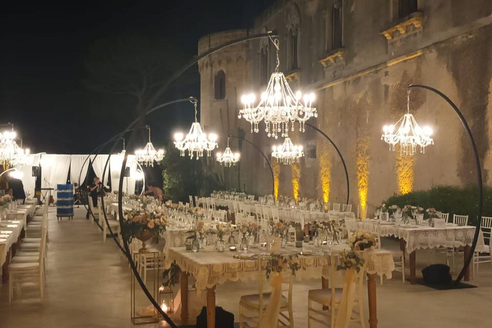 Lampadari matrimonio sicilia