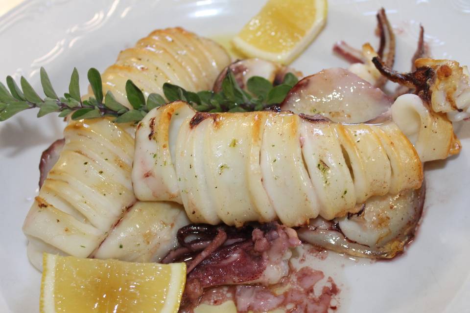 Calamari arrosto