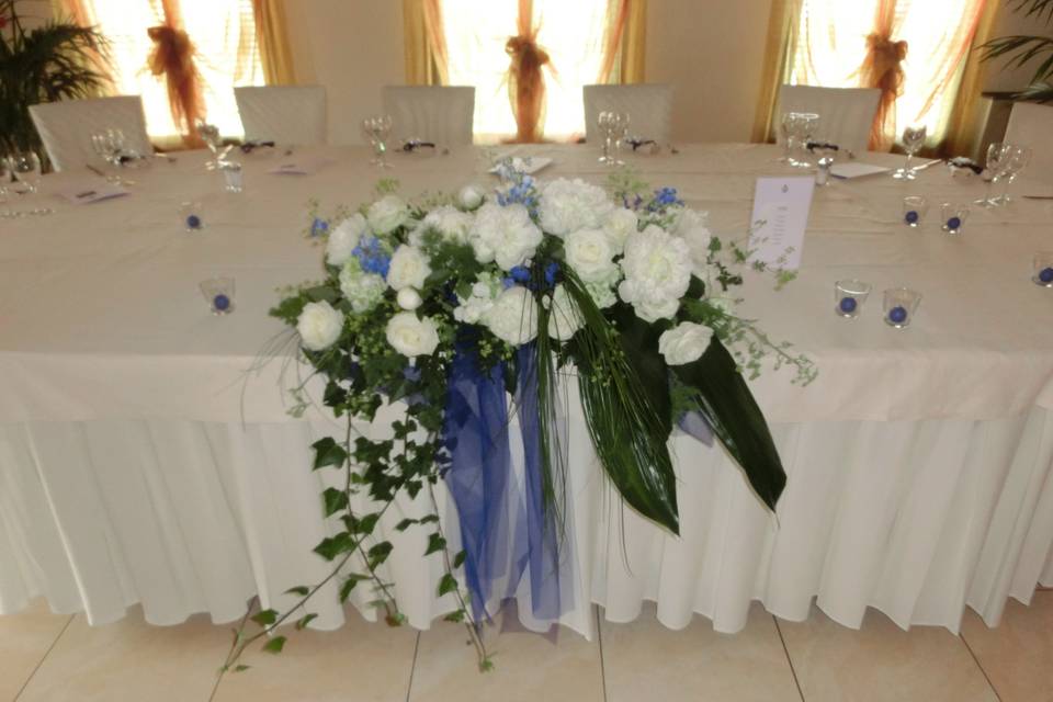 Wedding in blue