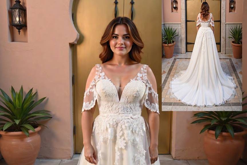 Abito da sposa Curvy Roma