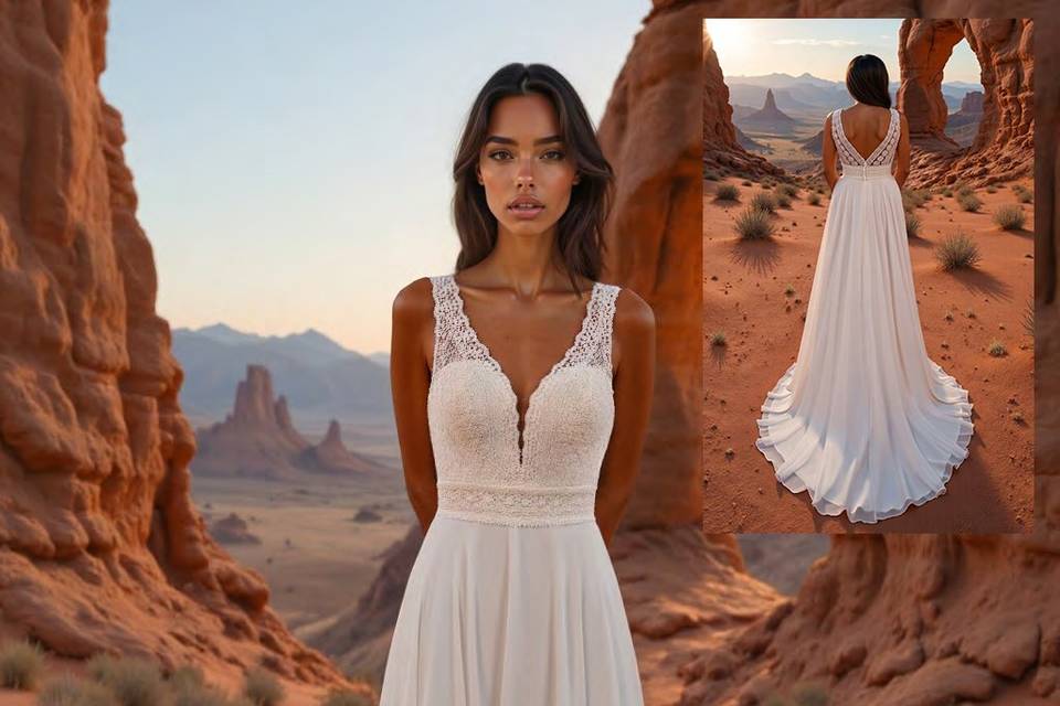 Abito da sposa scivolato Roma