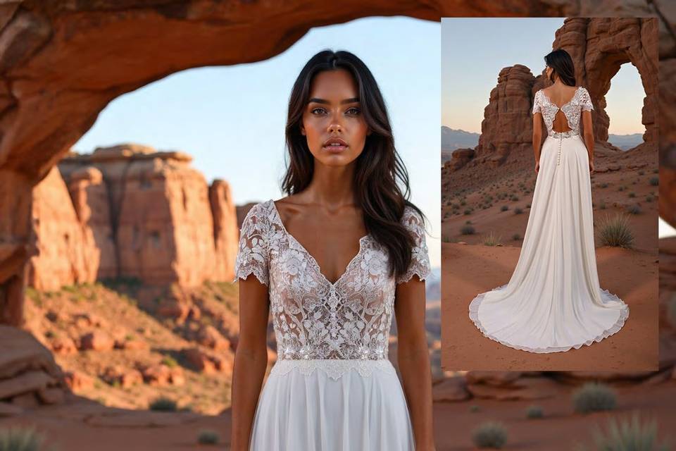 Abito da sposa scivolato Roma