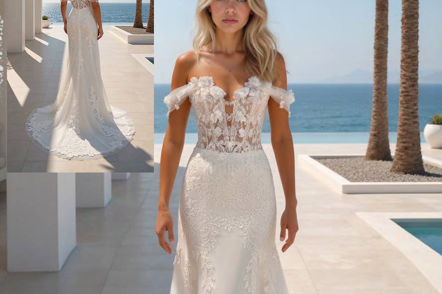 Abito da sposa scivolato Roma