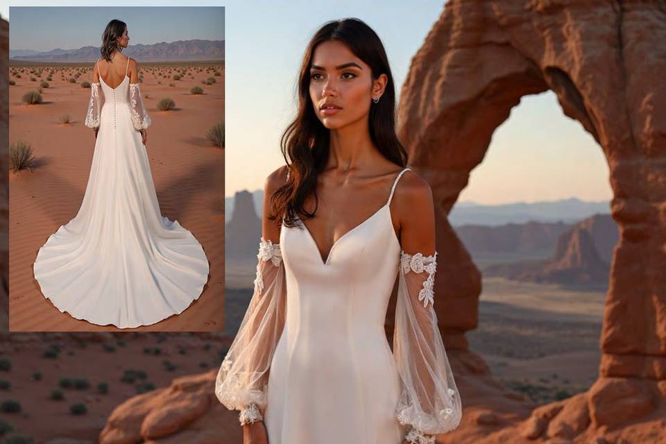 Abito da sposa scivolato Roma